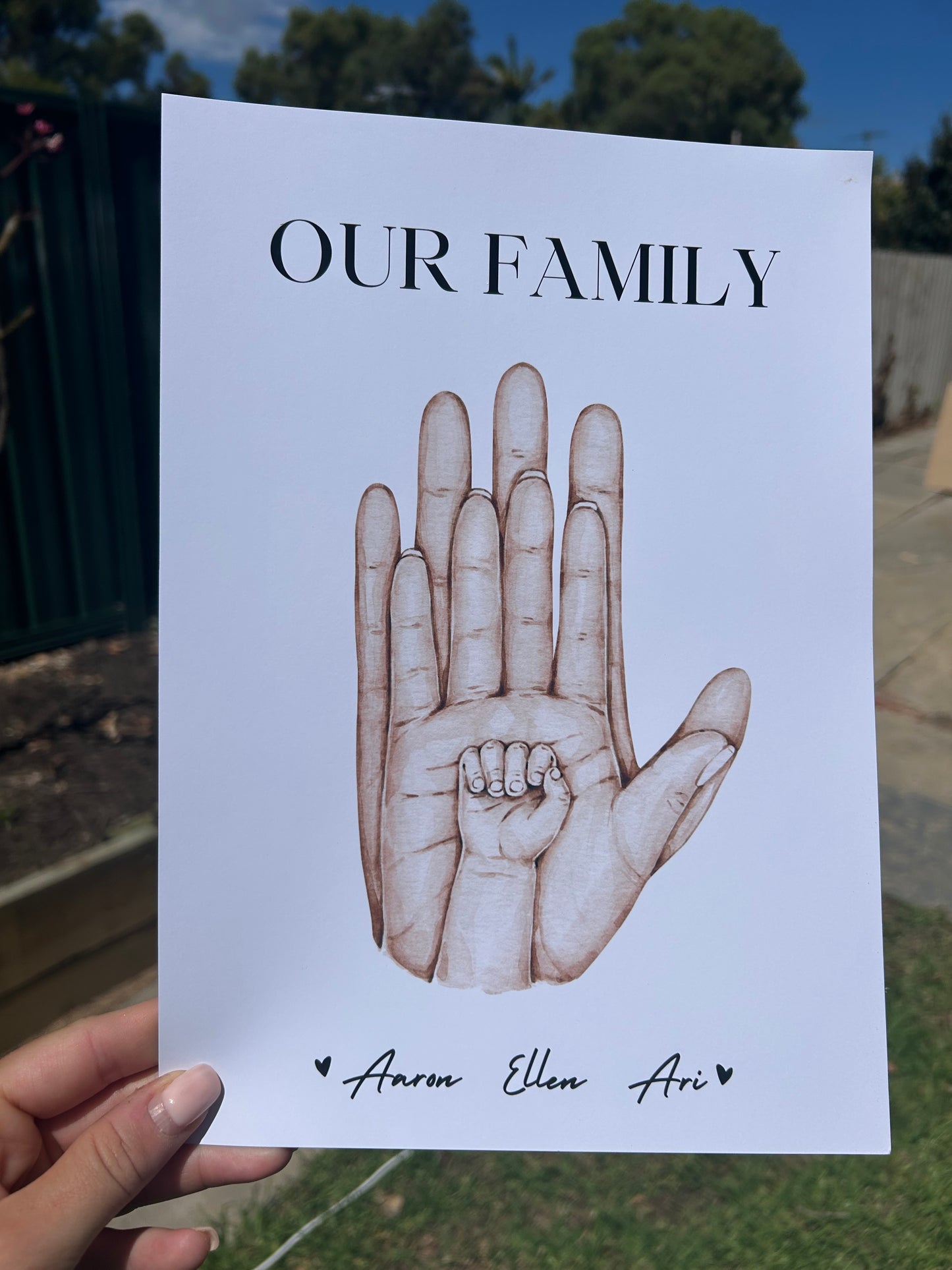 OUR FAMILY PRINT