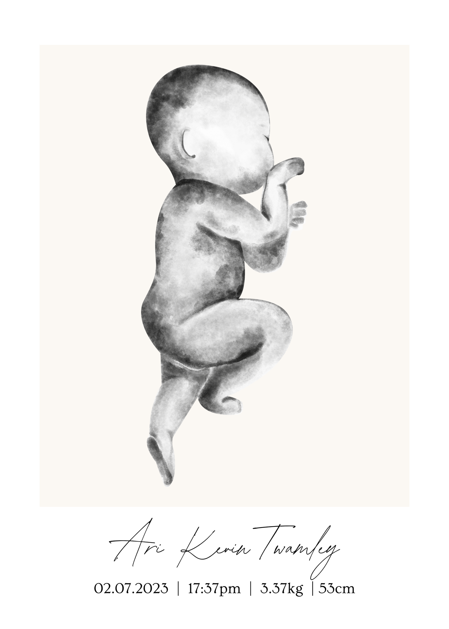 THE BABY ARRIVAL PRINT