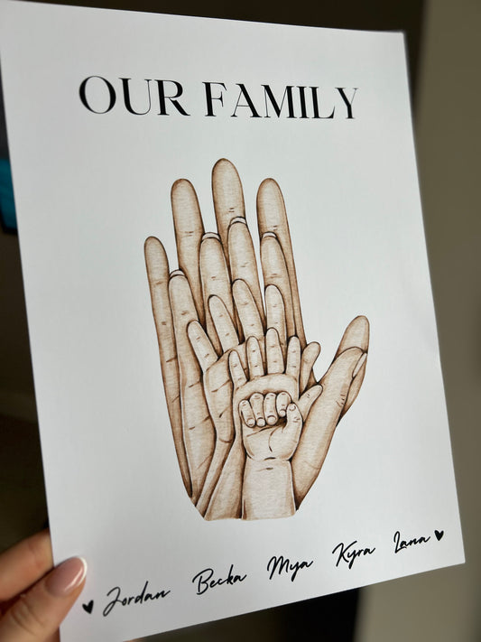 OUR FAMILY PRINT