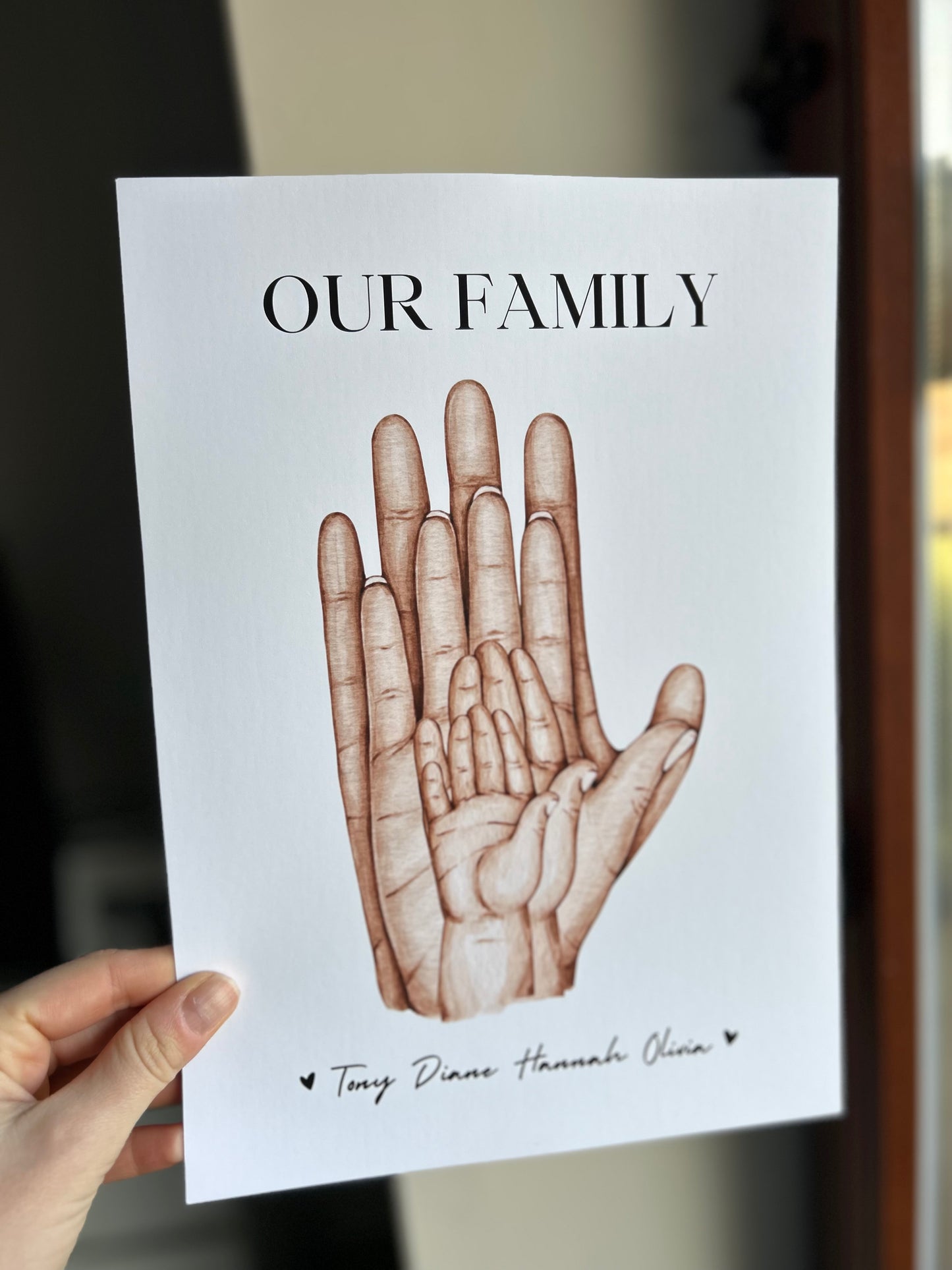 OUR FAMILY PRINT