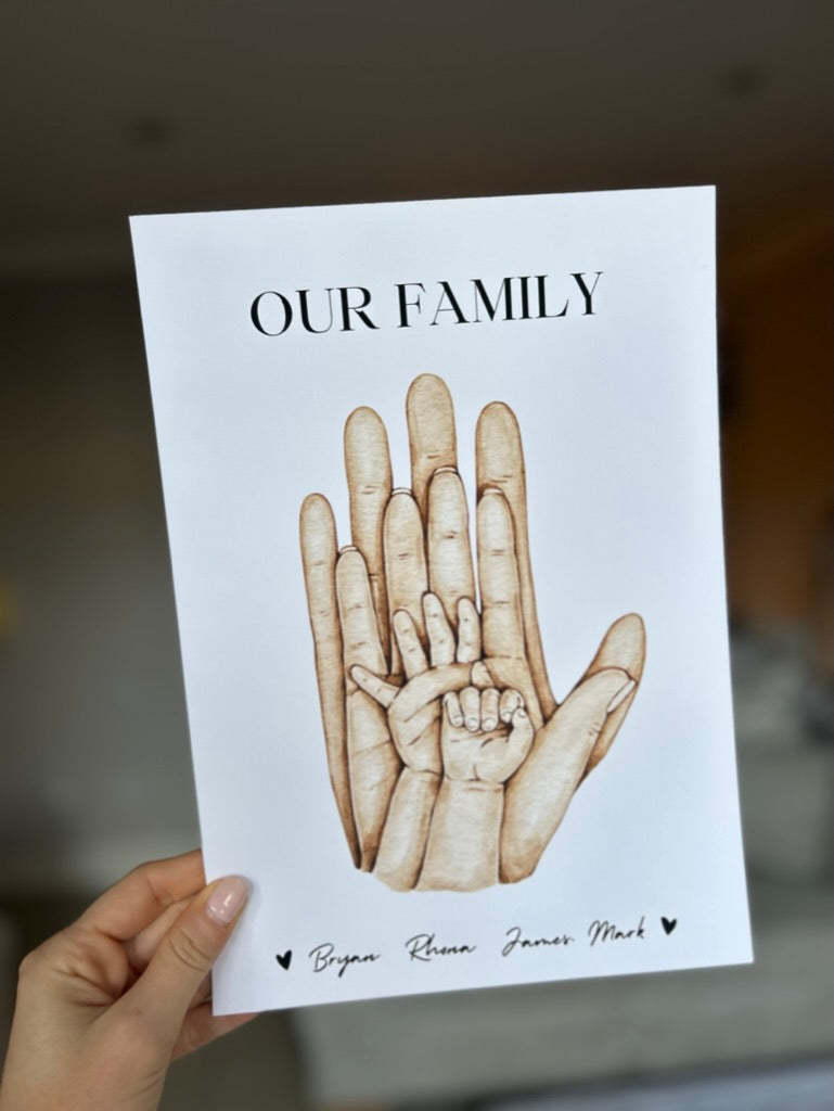 OUR FAMILY PRINT