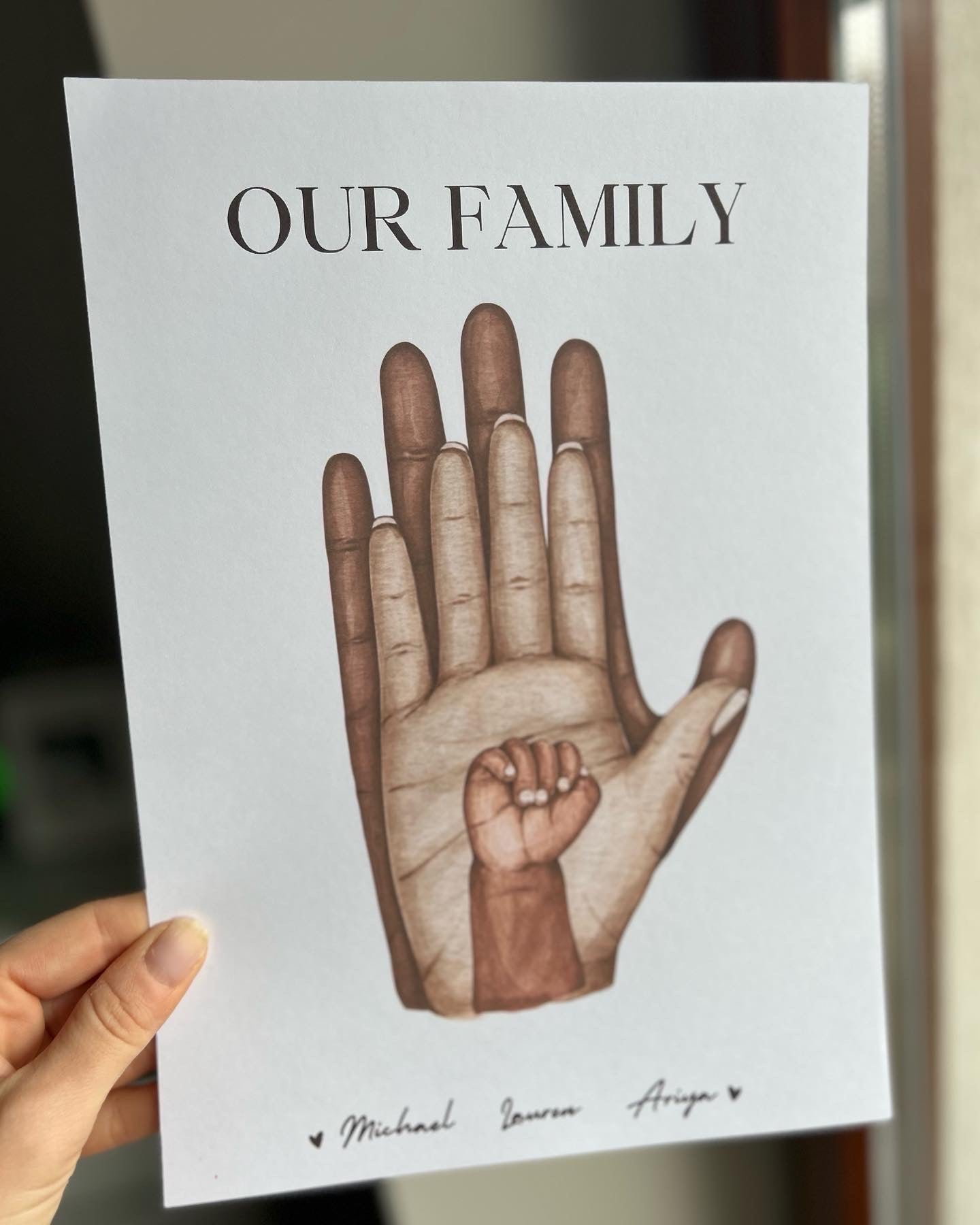 OUR FAMILY PRINT