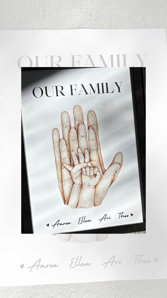OUR FAMILY PRINT