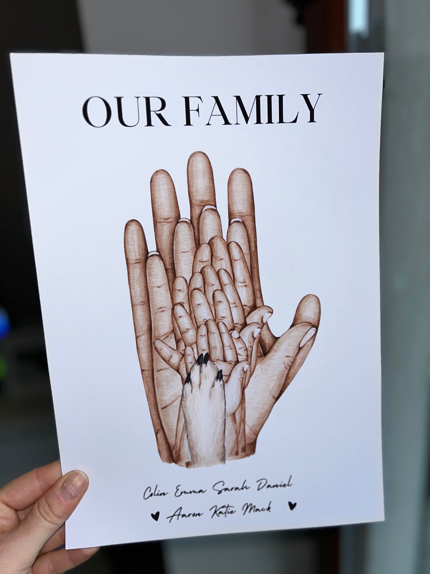 OUR FAMILY PRINT