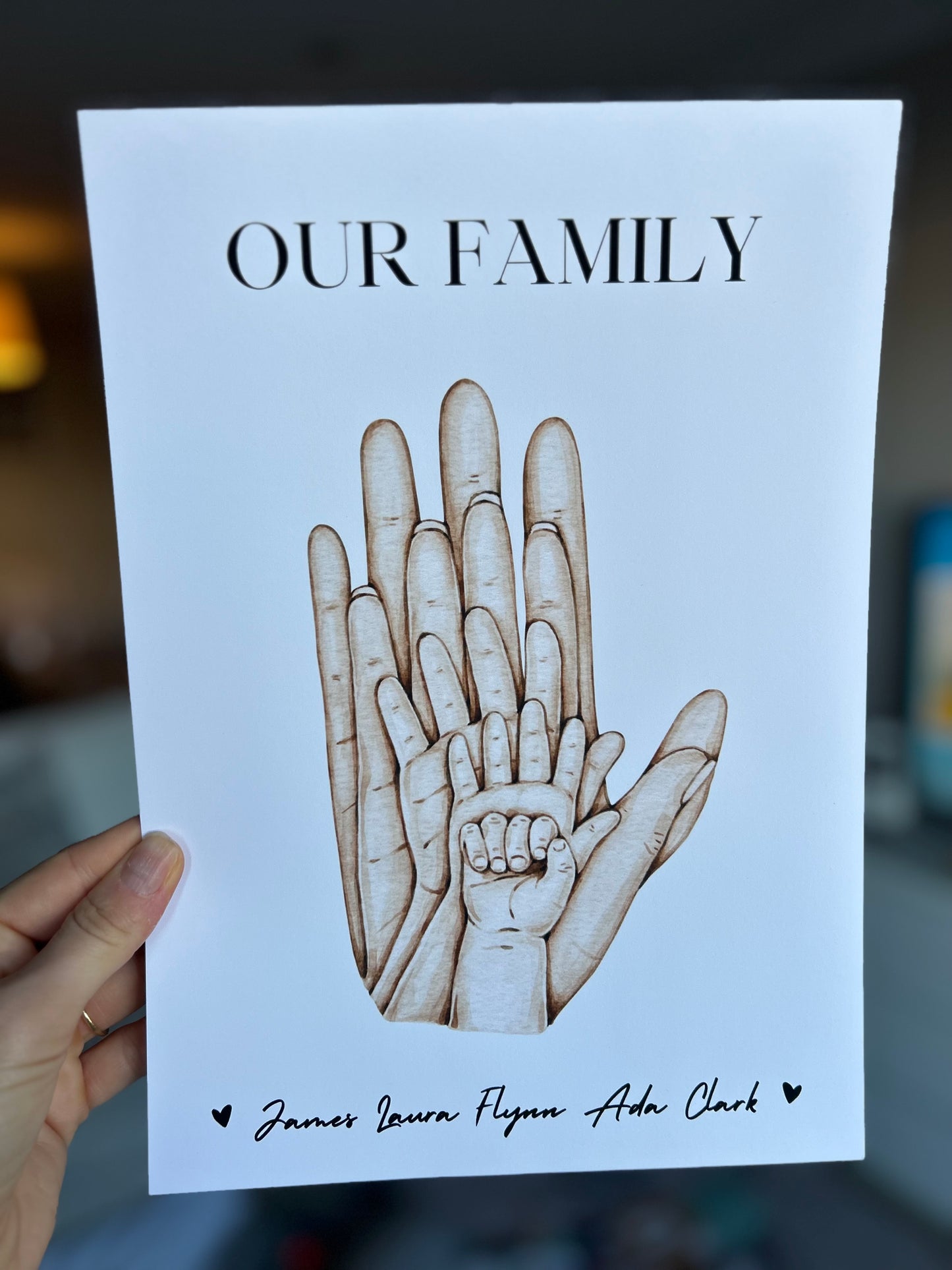 OUR FAMILY PRINT