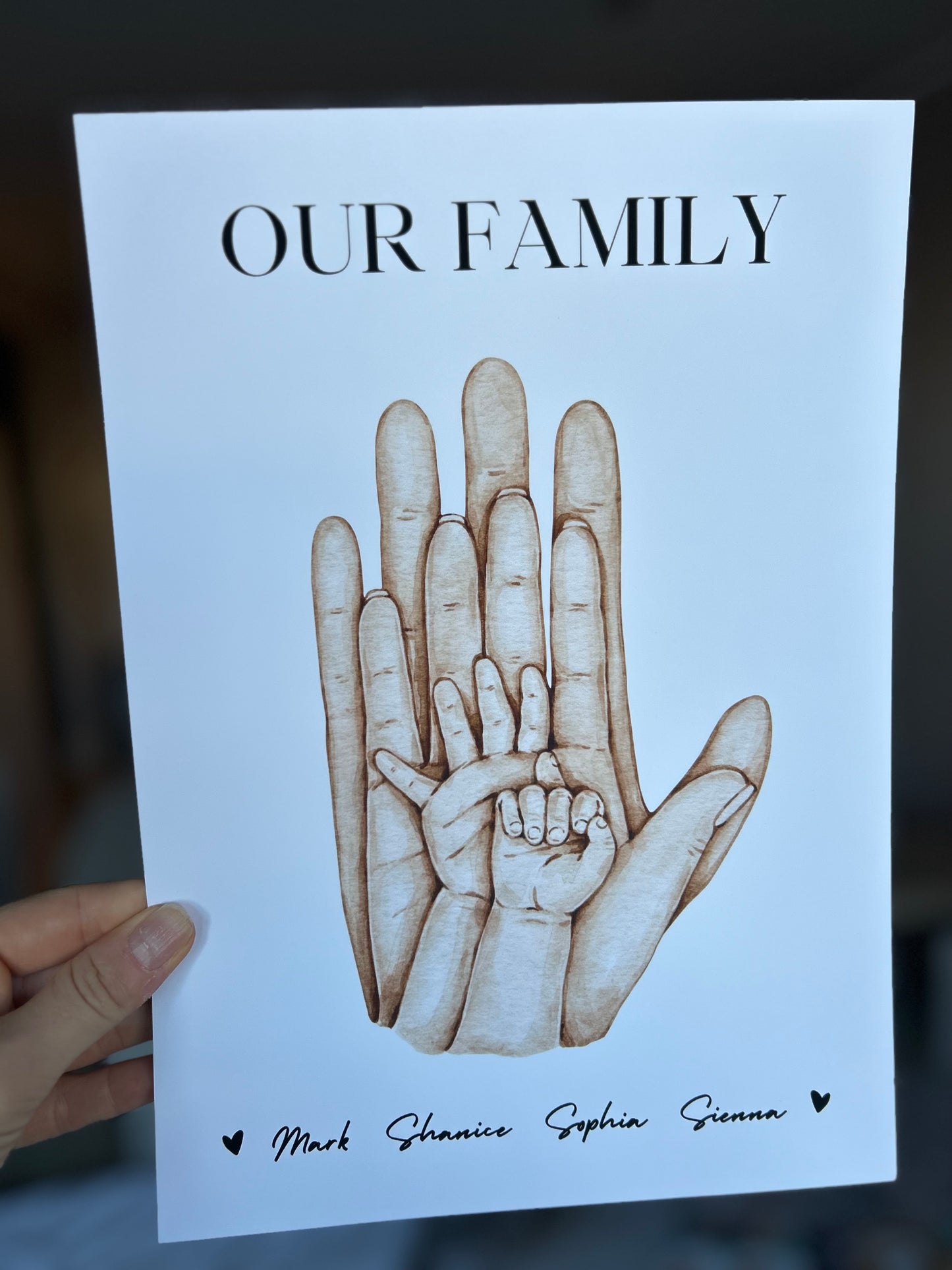 OUR FAMILY PRINT