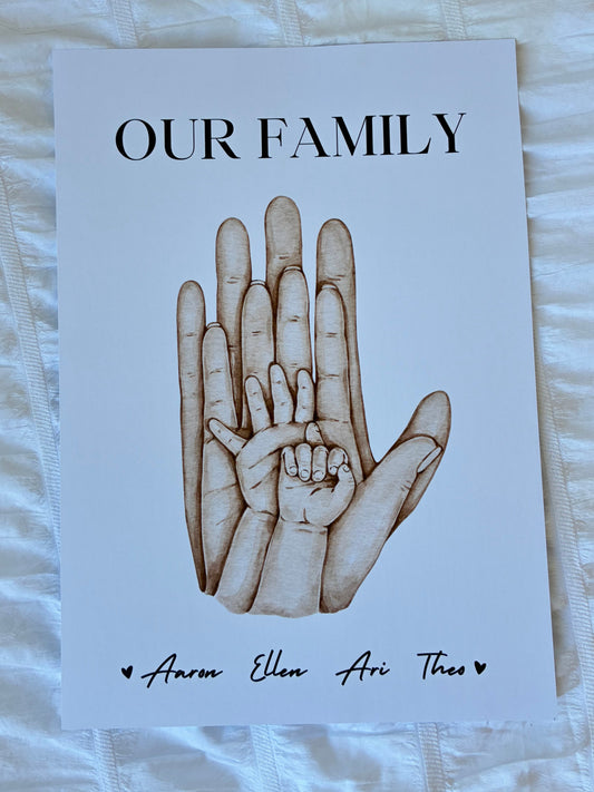 OUR FAMILY PRINT