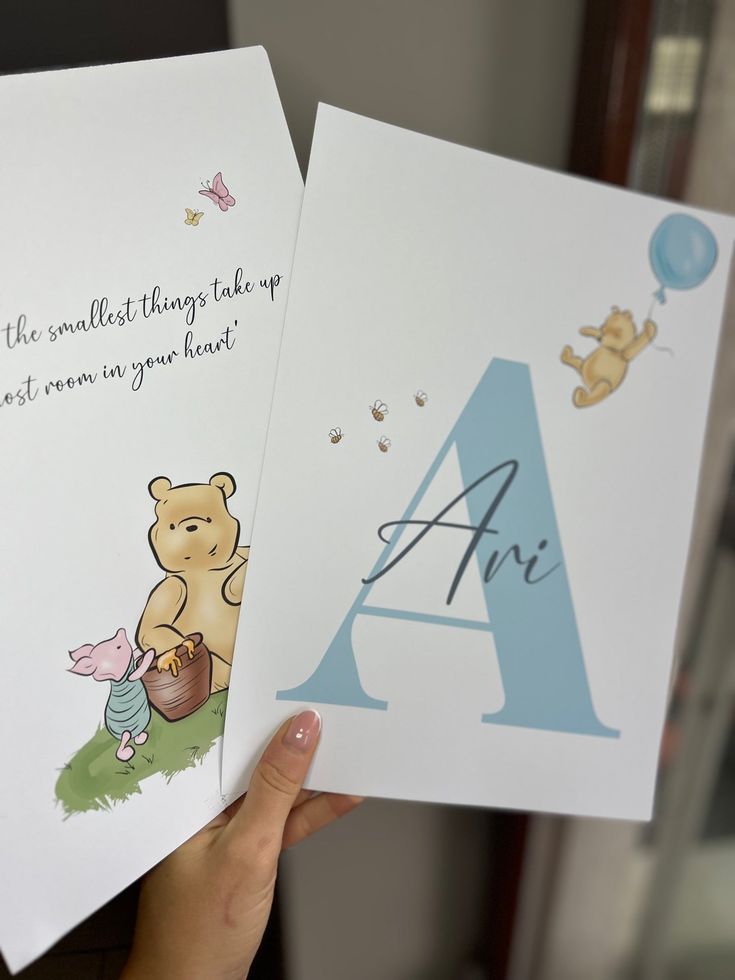 WINNIE INITIAL PRINT SET