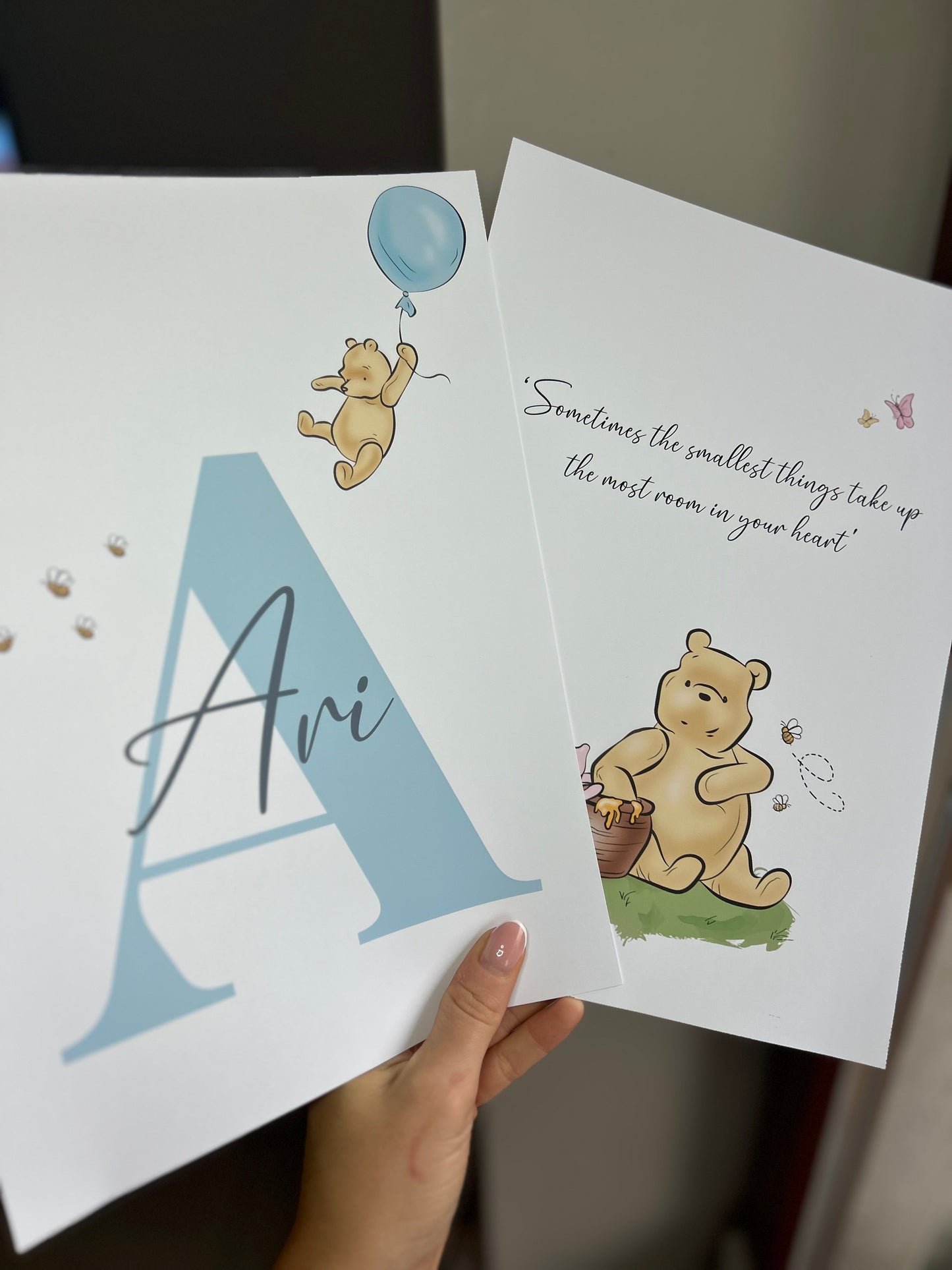 WINNIE INITIAL PRINT SET