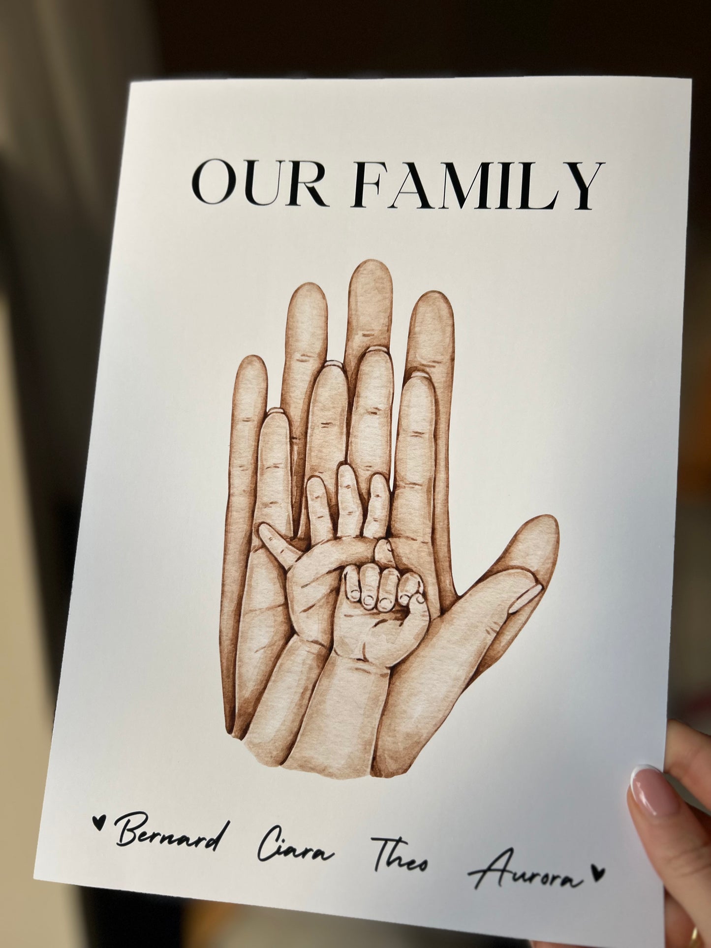 OUR FAMILY PRINT