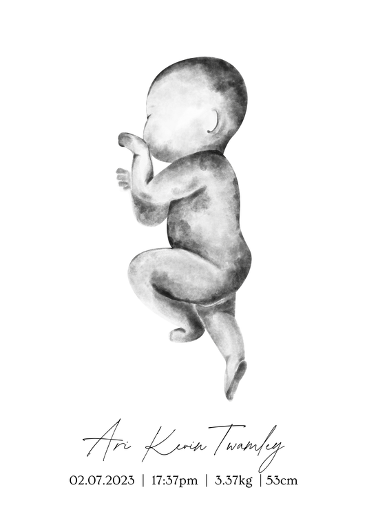 THE BABY ARRIVAL PRINT